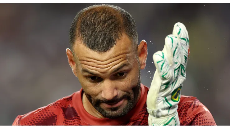 Weverton, goleiro do Palmeiras em partida pelo campeonato brasileiro (Foto: Luke Hales/Getty Images)