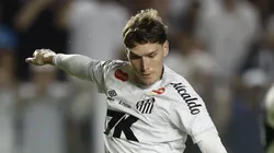 Benjamin Rollheiser, atacante do Santos em partida pelo campeonato paulista (Foto: Miguel Schincariol/Getty Images)