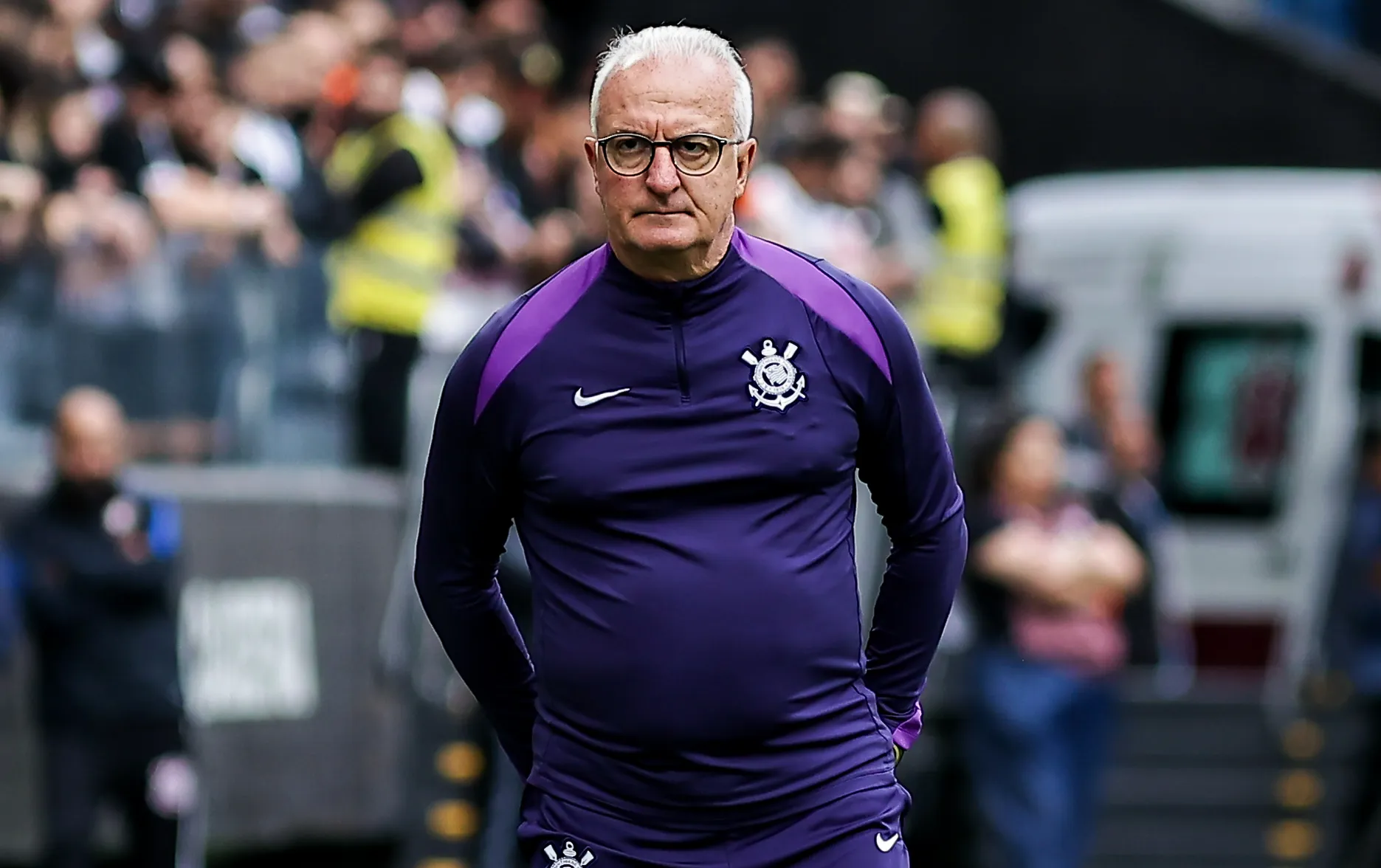 Dorival Jr. tecnico do Corinthians durante partida contra o Ceara no estadio Arena Corinthians pelo campeonato Brasileiro A 2025. Foto: Fabio Giannelli/AGIF