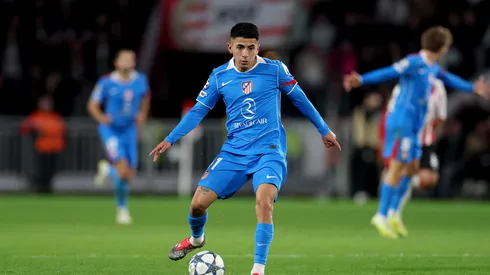 Almada chegou recentemente ao Atlético de Madrid. Photo by Lars Baron/Getty Images