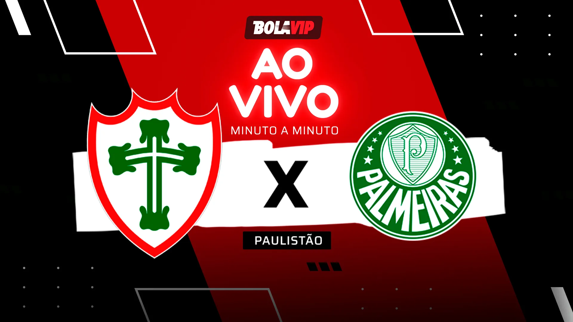 Portuguesa x Palmeiras - Acompanhe ao vivo e de graça pelo Paulistão 2026