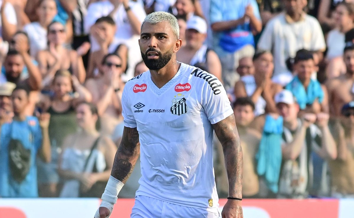 Gabigol comemora gol no retorno ao Santos e celebra resultado: “Uma vitória que precisávamos”