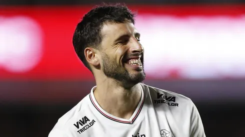 Calleri gravou mensagem para a nova contratação do Tricolor – Foto: Rubens Chiri/São Paulo