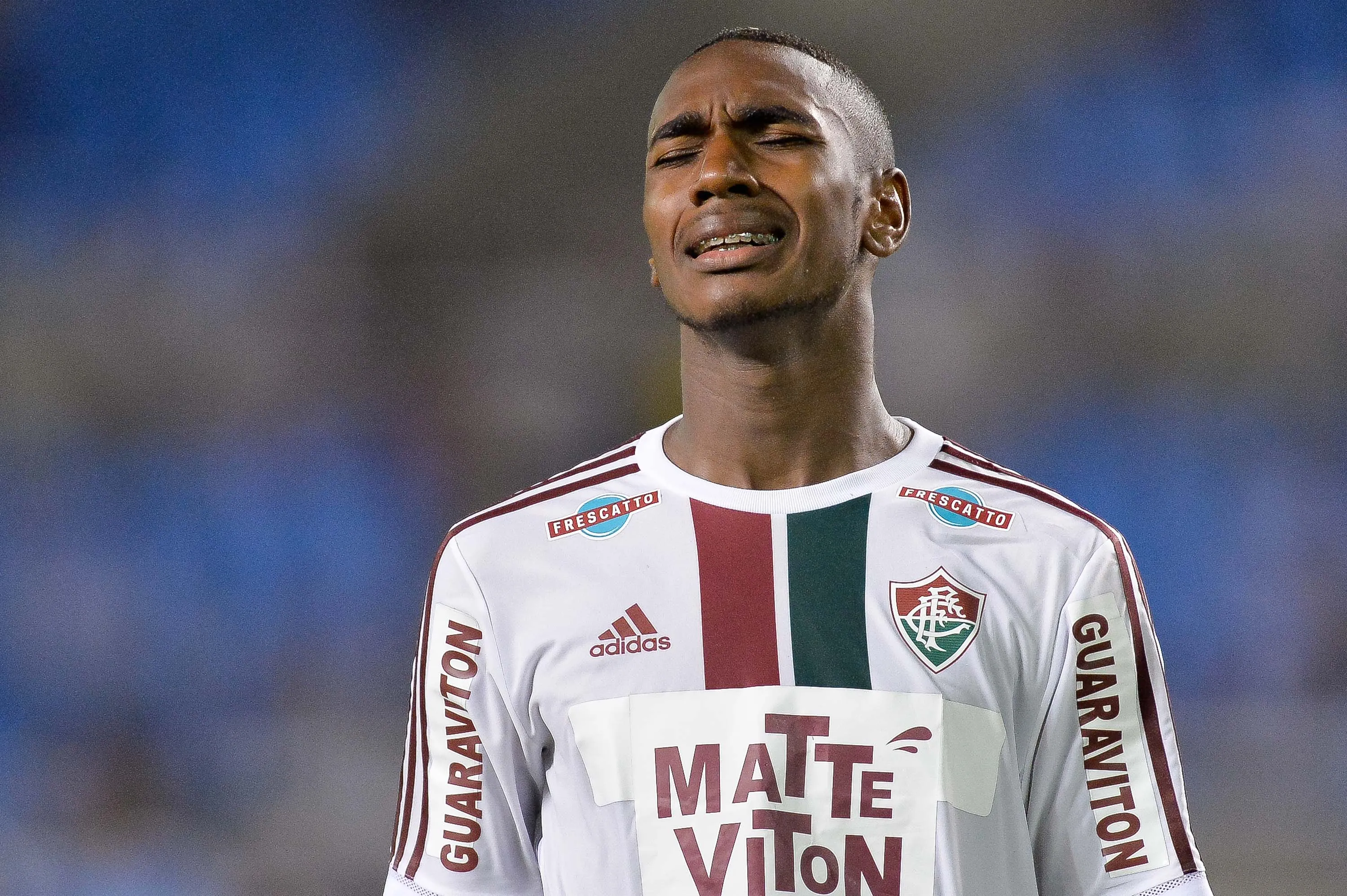 RIO DE JANEIRO – RJ – 18/04/2015 – Carioca 2015, Botafogo x Fluminense – Gerson lamenta durante partida do Carioca 2015 no Engenhao. Foto: Pedro Martins/AGIF