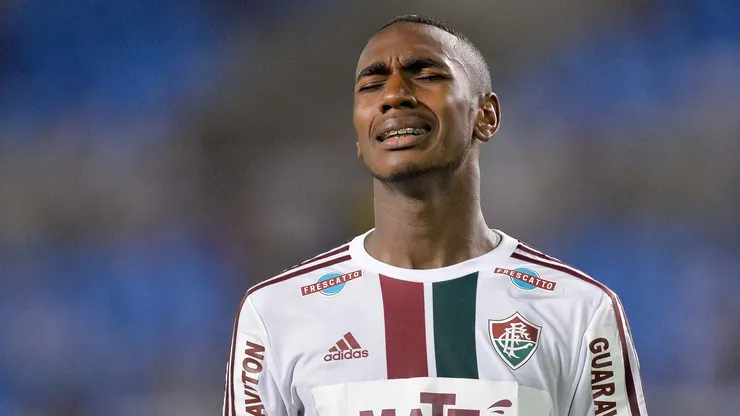 RIO DE JANEIRO - RJ - 18/04/2015 - Carioca 2015, Botafogo x Fluminense - Gerson lamenta durante partida do Carioca 2015 no Engenhao. Foto: Pedro Martins/AGIF