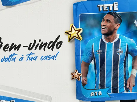 Grêmio anuncia contratação de Tetê e encerra novela