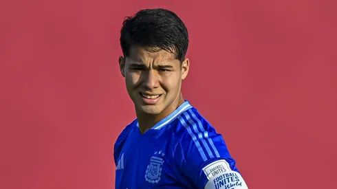 Uriel Ojeda, meia-atacante argentino do San Lorenzo – Foto: Naushad / Imago
