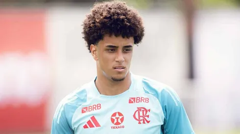 Ryan Roberto, jogador da base do Flamengo. Foto: Adriano Fontes/Flamengo
