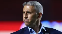 Hernan Crespo tecnico do Sao Paulo durante partida contra o Bahia no estadio Morumbi pelo campeonato Brasileiro A 2025. Foto: Marcello Zambrana/AGIF