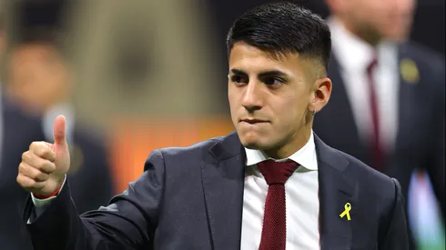 Thiago Almada, meia-atacante do Atlético de Madrid – Foto: Michael Zarrilli/Getty Images