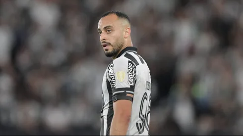 Arthur Cabral jogador do Botafogo durante partida contra o LDU no estadio Engenhao pelo campeonato Copa Libertadores 2025. Foto: Thiago Ribeiro/AGIF