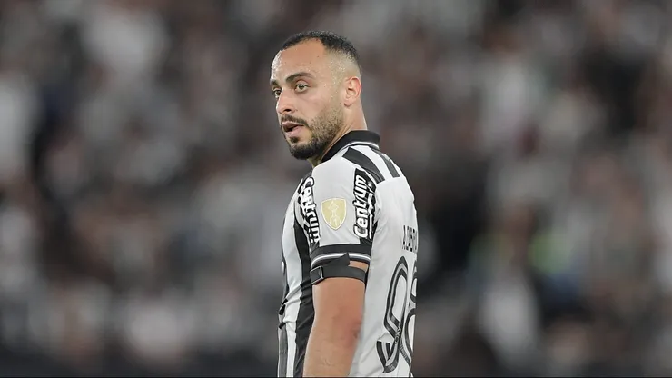 Arthur Cabral jogador do Botafogo durante partida contra o LDU no estadio Engenhao pelo campeonato Copa Libertadores 2025. Foto: Thiago Ribeiro/AGIF