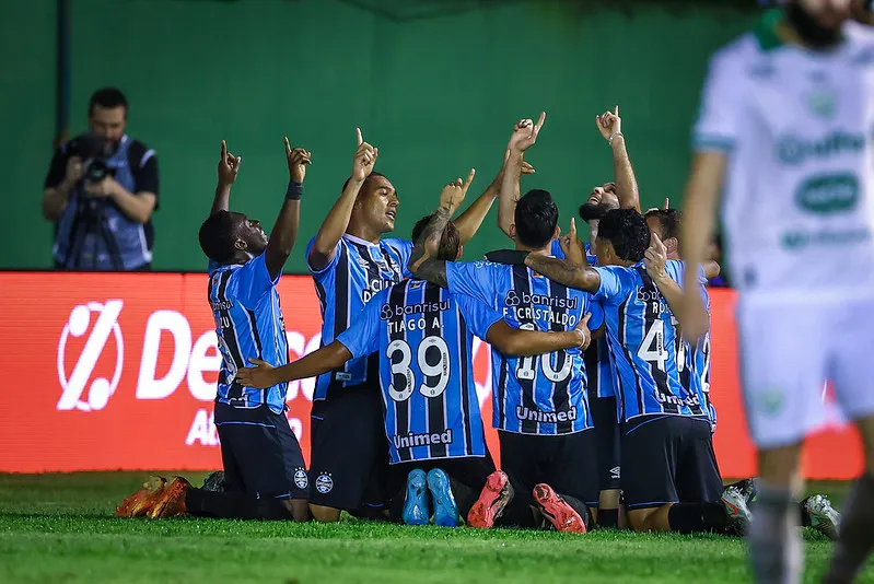 Grêmio goleou o Avenida pelo Gauchão. Foto: Lucas Uebel/Grêmio FBPA