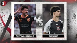 Gustavo Henrique e Ramalho marcaram dois dos três gols do Corinthians FOTOS: Ettore Chiereguini/AGIF e Thiago Ribeiro/AGIF