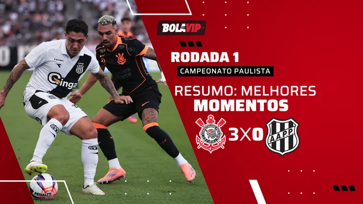 Corinthians 3 x 0 Ponte Preta. Foto: Ettore Chiereguini/AGIF