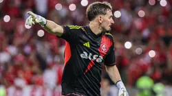 Anthoni, goleiro do Internacional, durante partida contra o Caxias no estadio Beira-Rio pelo campeonato Gaucho 2025. Foto: Maxi Franzoi/AGIF