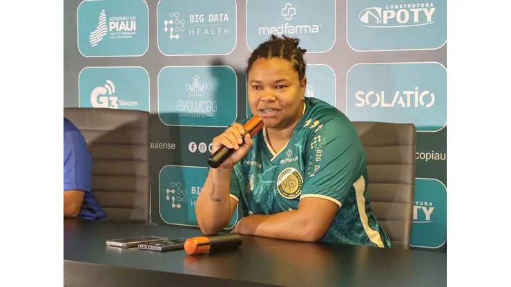 Renata Costa, técnica do Atlético-PI. Foto: Reprodução/Conecta Esportes