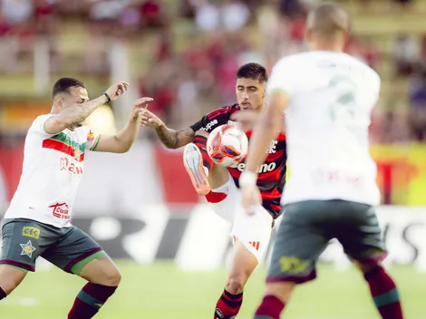 Garotos do Flamengo empatam no fim contra a Portuguesa-RJ