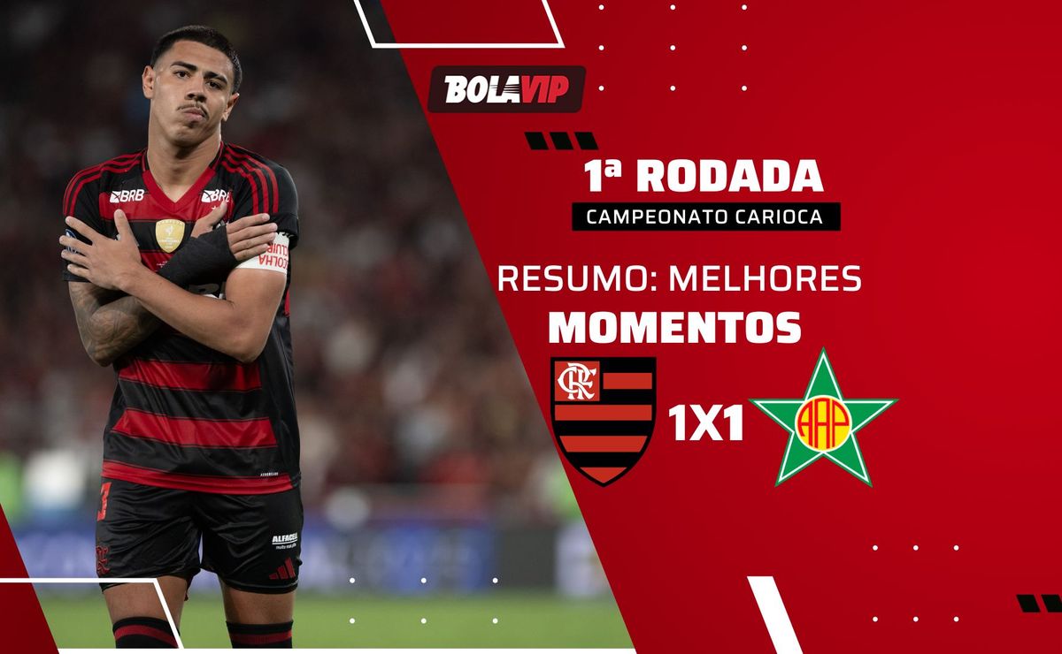 Flamengo 1 x 1 Portuguesa-RJ: resumo completo do empate pelo Campeonato Carioca 2026