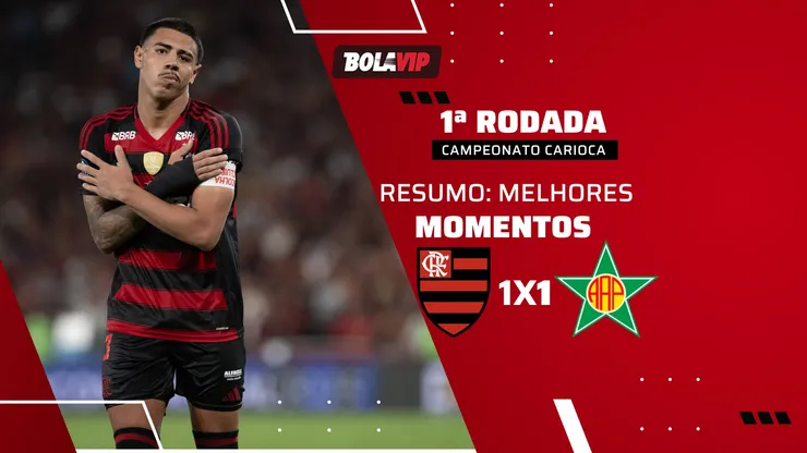 Flamengo e Portuguesa-RJ empatam pelo Cariocão 2026