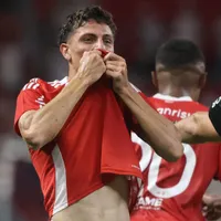 Promessa do Inter se emociona após gol em pleno Beira-Rio