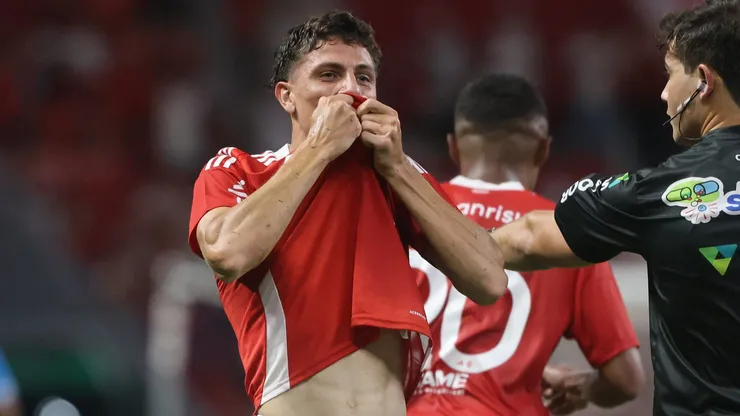 Diego Coser, atacante do Inter em partida pelo campeonato gaúcho (Foto: Ricardo Duarte / Internacional)