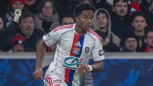 Endrick, atacante do Lyon em partida pelo campeonato francês (Foto: Divulgação/Lyon)