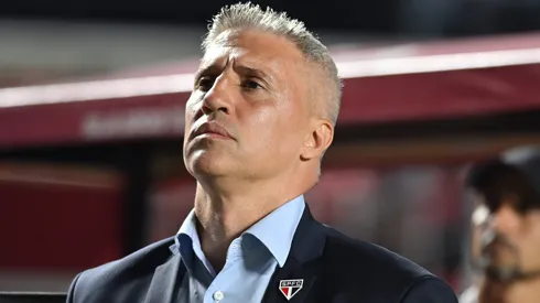 Hernán Crespo, técnico do São Paulo, durante partida contra o Ceara no estadio Morumbi pelo campeonato Brasileiro A 2025. Foto: Jota Erre/AGIF