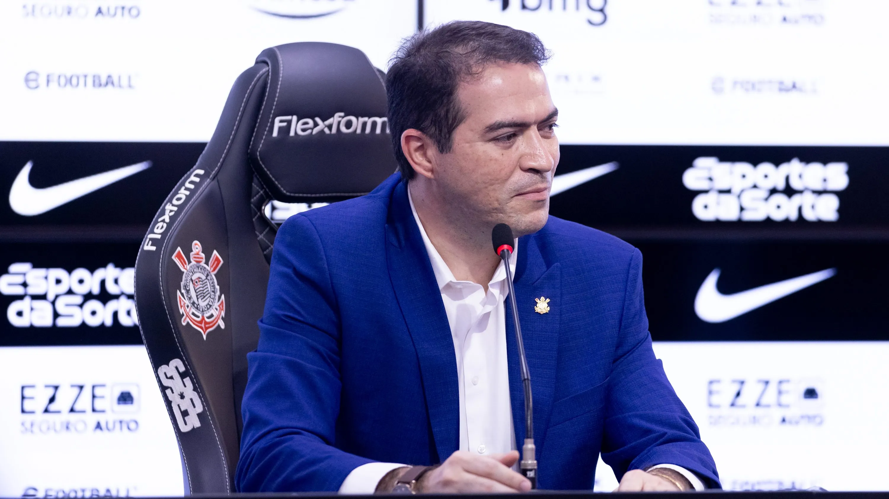 Marcelo Paz chegou com força no trabalho de bastidores do Timão – Foto: Agência Corinthians