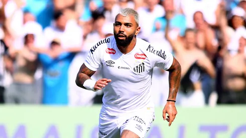 Gabriel Barbosa jogador do Santos durante partida contra o Novorizontino no estadio Vila Belmiro pelo campeonato Paulista 2026. Foto: Mauricio De Souza/AGIF
