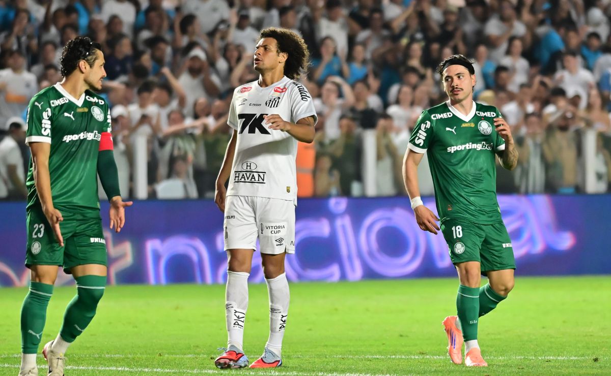Palmeiras x Santos: IA prevê jogo eletrizante e crava resultado exato do clássico paulista