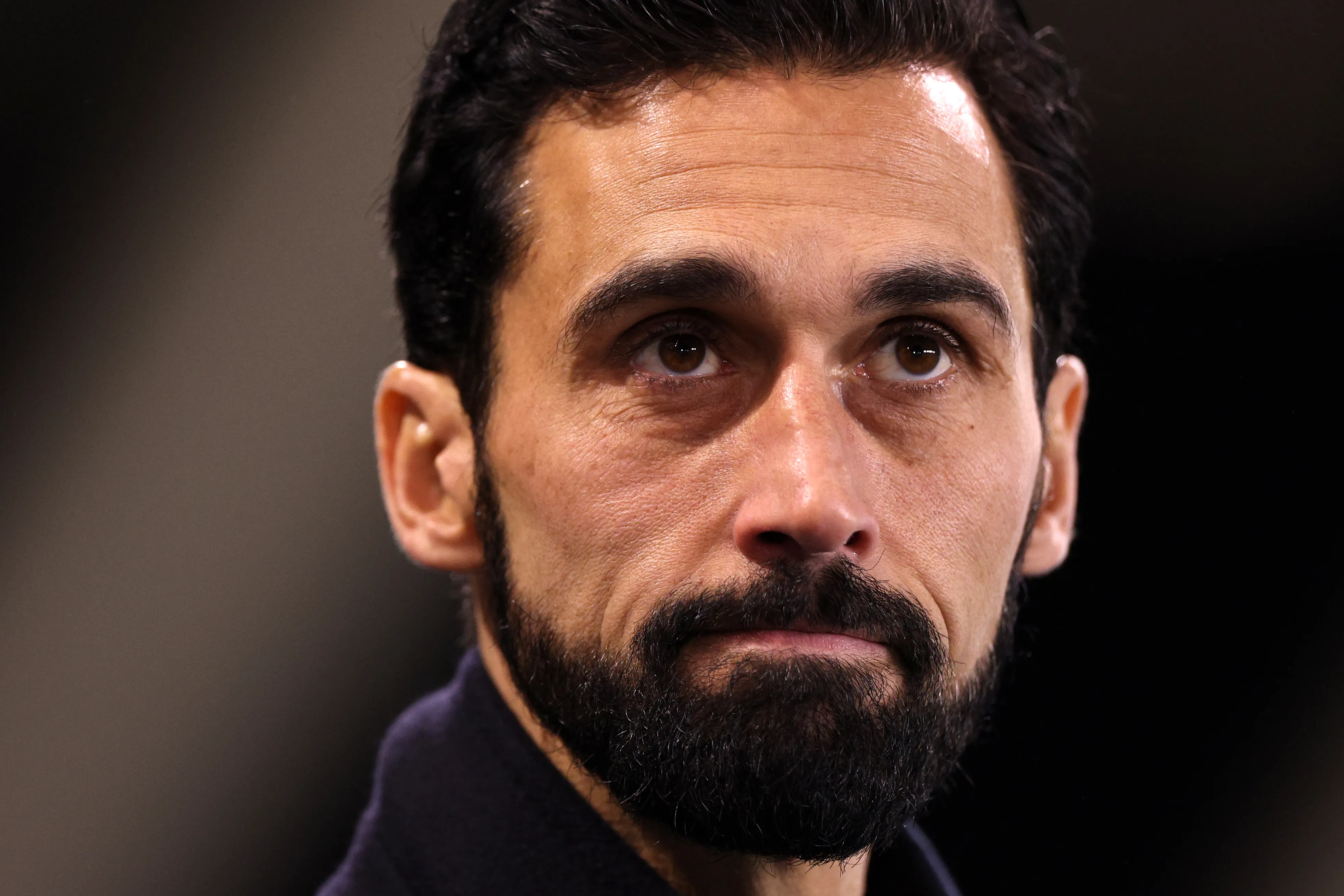 MANCHESTER, ENGLAND – DECEMBER 16: Alvaro Arbeloa, head coach of Real Madrid Castilla, during the Premier League International Cup match between Manchester City and Real Madrid Castilla at Joie Stadium on December 16, 2025 in Manchester, England. (Photo by Ben Roberts Photo/Getty Images)