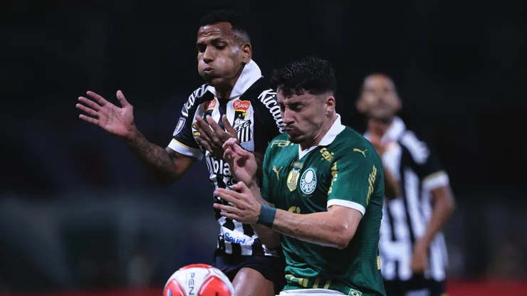 Palmeiras x Santos vão se enfrentar pelo Paulistão. Foto: Ettore Chiereguini/AGIF