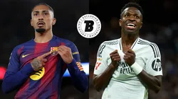 Raphinha desbanca Vini JR - Fotos: Angel Martinez/Getty Images e Eric Alonso/Getty Images