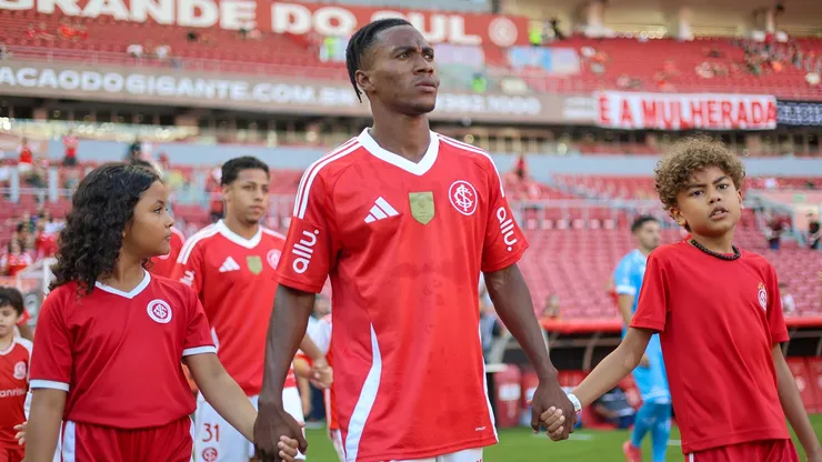 Benjamin Arhin, volante do Inter em partida pelo campeonato gaúcho (Foto: Ricardo Duarte Inter)