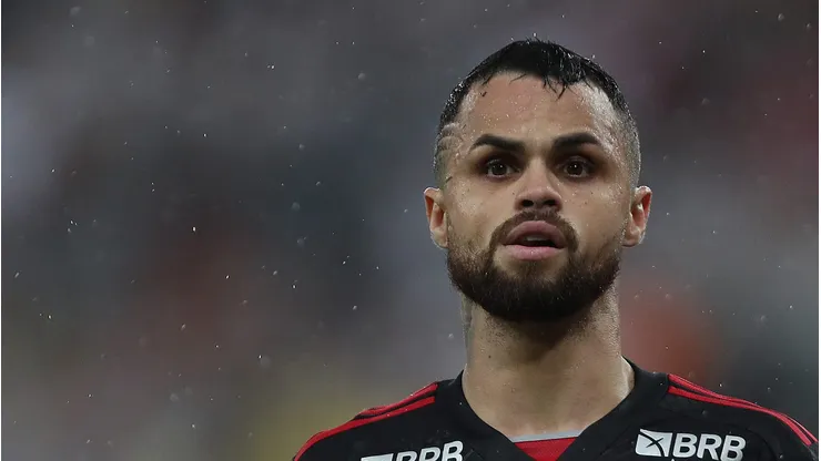 Michael em campo pelo Flamengo.