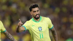 Paquetá comemora gol pela seleção