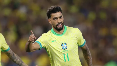 Paquetá comemora gol pela seleção