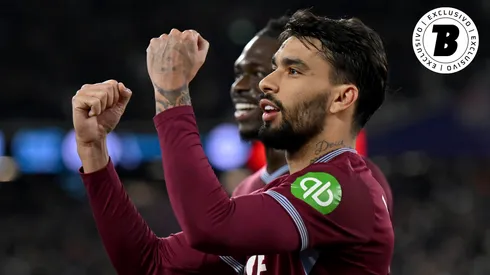 Lucas Paquetá atuando pelo West Ham (Photo by Mike Hewitt/Getty Images)