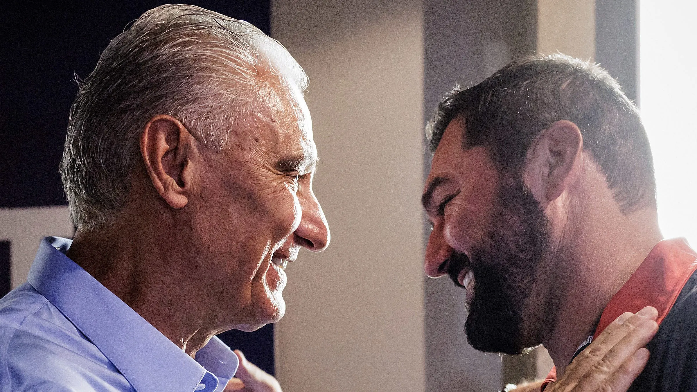 Tite e Danilo. Foto: Gustavo Aleixo/Cruzeiro