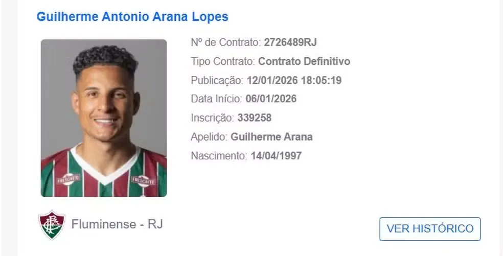 Guilherme Arana, do Fluminense