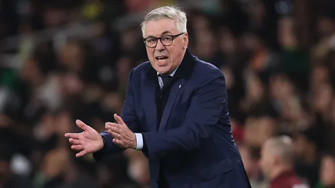 Carlo Ancelotti, técnico da seleção brasileira em partida amistosa (Foto: Ryan Pierse/Getty Images)