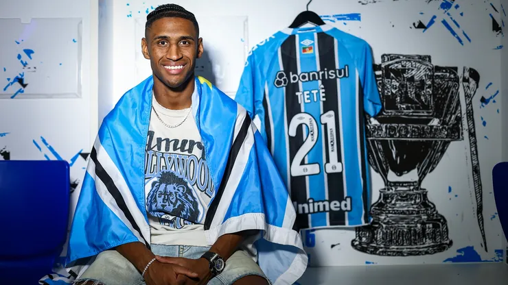 Tetê foi apresentado pelo Grêmio