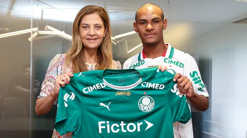 Leila Pereira e Eduardo Conceição. Foto: Fabio Menotti/Palmeiras/by Canon
