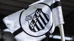 Bandeira do Santos. Fotos: Reinaldo Campos/ Santos