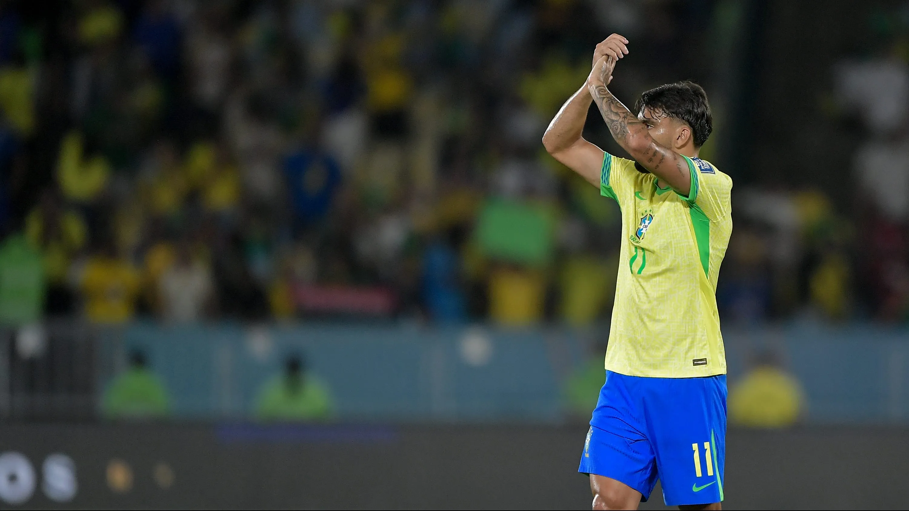 RJ – RIO DE JANEIRO – 04/09/2025 – ELIMINATORIAS COPA DO MUNDO 2026, BRASIL X CHILE – Lucas Paqueta jogador do Brasil durante partida contra o Chile no estadio Maracana pelo campeonato Eliminatorias Copa Do Mundo 2026. Foto: Thiago Ribeiro/AGIF