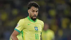RJ - RIO DE JANEIRO - 04/09/2025 - ELIMINATORIAS COPA DO MUNDO 2026, BRASIL X CHILE - Lucas Paqueta jogador do Brasil durante partida contra o Chile no estadio Maracana pelo campeonato Eliminatorias Copa Do Mundo 2026. Foto: Thiago Ribeiro/AGIF
