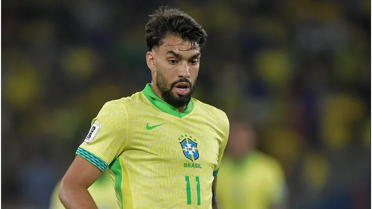 RJ - RIO DE JANEIRO - 04/09/2025 - ELIMINATORIAS COPA DO MUNDO 2026, BRASIL X CHILE - Lucas Paqueta jogador do Brasil durante partida contra o Chile no estadio Maracana pelo campeonato Eliminatorias Copa Do Mundo 2026. Foto: Thiago Ribeiro/AGIF