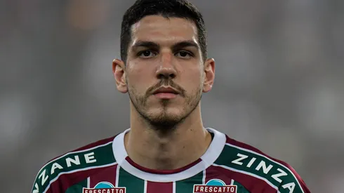RJ – RIO DE JANEIRO – 19/08/2023 – BRASILEIRO A 2023, FLUMINENSE X AMERICA-MG – Nino jogador do Fluminense durante partida contra o America-MG no estadio Maracana pelo campeonato Brasileiro A 2023. Foto: Thiago Ribeiro/AGIF