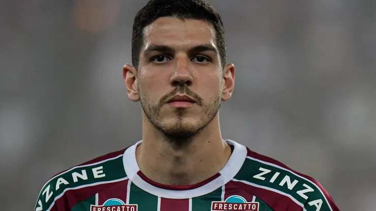 RJ - RIO DE JANEIRO - 19/08/2023 - BRASILEIRO A 2023, FLUMINENSE X AMERICA-MG - Nino jogador do Fluminense durante partida contra o America-MG no estadio Maracana pelo campeonato Brasileiro A 2023. Foto: Thiago Ribeiro/AGIF